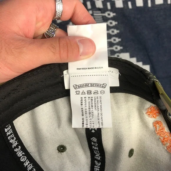 Chrome Hearts ★ AUTHENTIC Camo “CH” Baseball Cap - Picture 10 of 12